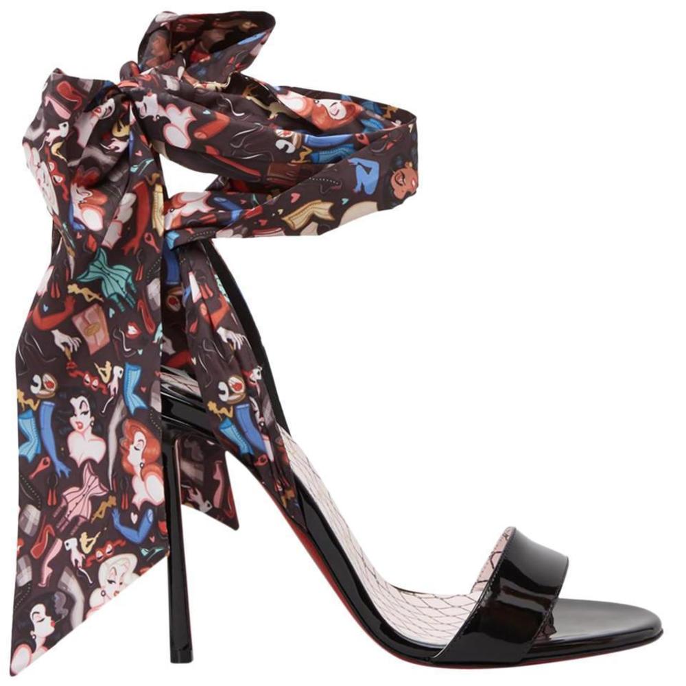 Fetish Du Desert Ribbon 100mm pin up Doctor Bored Sandals E515